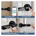 thumbnail image 3 of Tuya Fingerprint door lock for Bedroom Apartment Smart Smart Door Lock Password Electronic Digital Lock Keyless Entry Door Knobs ,Easy Installation, 3 of 7