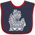 thumbnail image 3 of Inktastic Michigan Silhouette Mandala Boys or Girls Baby Bib, 3 of 4