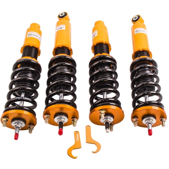 Maxpeedingrods Coilover Kits Strut & Spring Assembly for Honda CR-V 1996-2001 Adjustable Damper