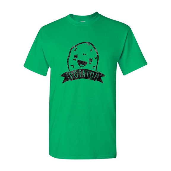 Potato BeanePod Artworks Art Funny DT Adult T-Shirt Tee