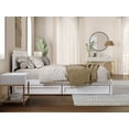thumbnail image 5 of AFI Lylah Queen Solid Wood Platform Bed with Panel Footboard and Storage Drawers, White, 5 of 16