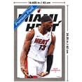 thumbnail image 3 of NBA Miami Heat - Bam Adebayo Feature Series 25 Wall Poster, 14.725" x 22.375" Framed, 3 of 5