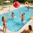 thumbnail image 7 of Hyknon Inflatable Beach Balls Water Pool Toys 9" Lightweight Pool Balls Decorative Colorful Floating Beach Ballon for Summer Birthday Game Party Favors, 7 of 7