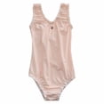 thumbnail image 2 of Baby Girl&nbsp;Swimsuit Wide Straps Crew Neck Bow Stripe Solid Print Sleeveless One Piece Hawaiian Toddler&nbsp;Bathing Suit&nbsp;Girl Pink 3 Years-4 Years, 2 of 4