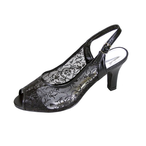 mesh slingback