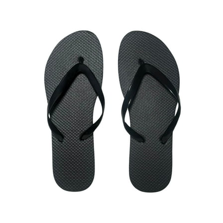 Women's Black Flip Flops Small