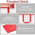 thumbnail image 2 of 12 Pack Red Kraft Paper Gift Bags with Handles for Wedding, Birthday, Party, Shopping, 2 of 6