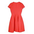 thumbnail image 2 of Dice Kayek Robe Plissée à Manches Courtes Rouge pour Femmes - 4, 2 of 2