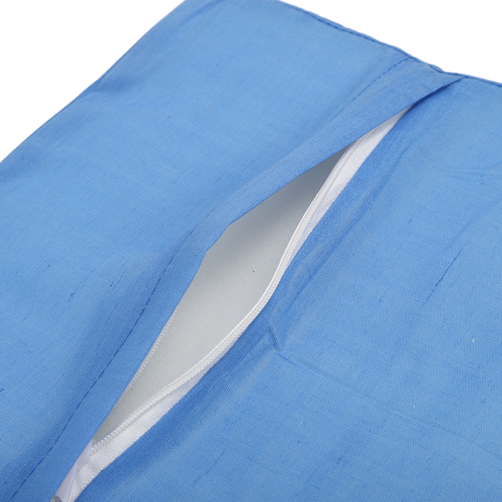 M Buder S Shaped Leg Elevation Pillow for After Surgery Swelling, 22.8x10.6x5.9 inches / 58x27x15 cm Orthopedic Leg Wedge Pillow for Leg Support and Improved Circulation, Blue Memory Foam Leg Pillow