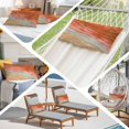 thumbnail image 6 of Burnt Orange Ombre Coastal Pillow Covers King, Summer Nautical Beach Ocean Seaside Soft Brushed Breathable Throw Pillow Covers, Pillowcase with Zipper for Couch Sofa Bedroom Living Room 20"x36", 6 of 9