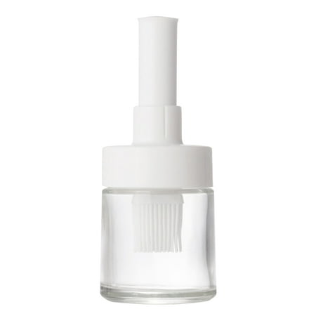 

Barbecue Brush Bottle Plastic Silicone Grill Oil Brush Baking Basting Kitchen Accessory Dipping White