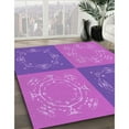 thumbnail image 2 of Ahgly Company Indoor Square Patterned Tyrian Purple Area Rugs, 7' Square, 2 of 6