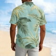 thumbnail image 3 of Yaoyar Mens 2026 Summer Stylish Graphic Hawaiian Shirts - Short Sleeve Loose Button Down Casual Collared Beach Shirts, 3 of 5