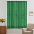 thumbnail image 3 of Retro Green Sheer Curtains 45 Inches Long, Vintage Rustic Plants Trees Lines Pattern Light Filering Curtains, Breathable Simi Curtain Privacy Drapes for Kitchen Bathroom Small Window Treatment, 3 of 9