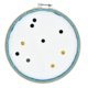 thumbnail image 2 of Insignia redonda Broche Banderín Pantalla Pin de pared Colgante Pantalla Glitter Board Pin Holder Pin Collection Display Bordado Aro (azul cielo), 2 of 5