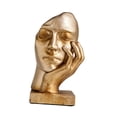 thumbnail image 4 of Decorativo estatua de personaje de bookend termina el ornamento soporte de libros de libros para el escritorio decoración de la oficina del dormitorio Derecha, 4 of 8