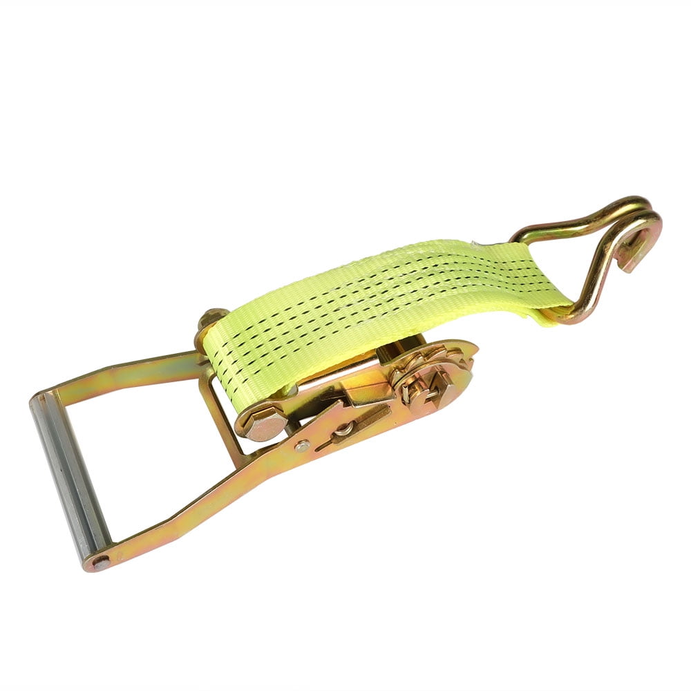 waltyotur 2 In x 15 Ft Ratchet Straps With J Hook 5000 Lbs Heavy Duty Tie Downs 8 Pack