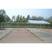 Chicken Coop Outlet Chain Link Backyard Dog Kennel, X-Large, 240L