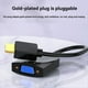 thumbnail image 3 of Adaptador Compatible con VGA, Convertidor de Video Macho A Hembra 1080P para Proyector, TV, Computadora, Computadora Portátil y PC, 3 of 5