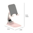 thumbnail image 3 of HBYJLZYG Car Accessories Foldable Phone Stand for Desk - Height Retractable Cell Phone Portable Cellphone Cradle, 3 of 5
