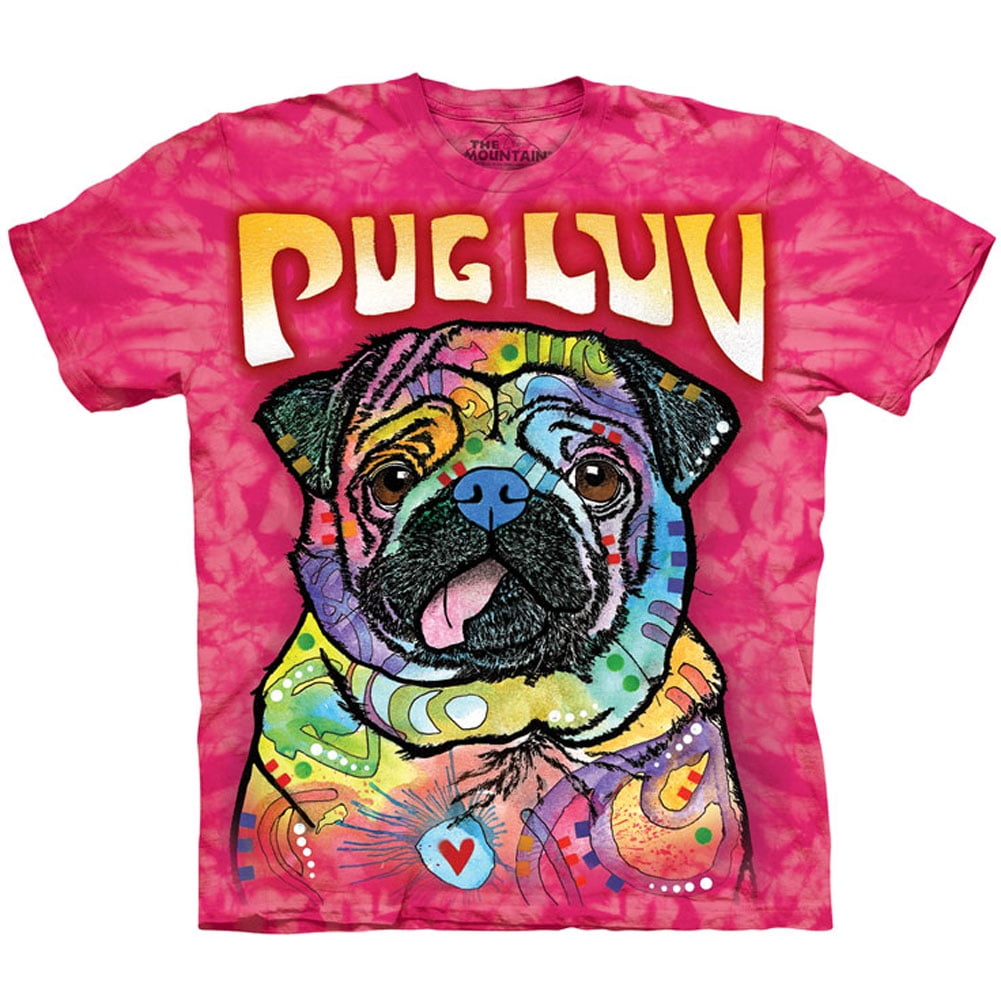 the mountain pug shirt