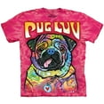 thumbnail image 1 of The Mountain Men's  Pug Luv T-shirt Pink, 1 of 2