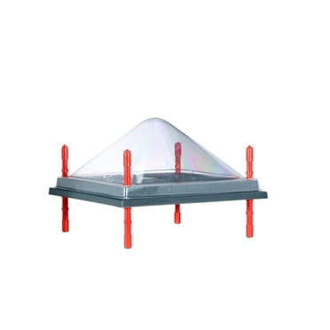 RentACoop Chick Brooder Heating Plate and Anti-Roost Cone Set, 16" x 16"