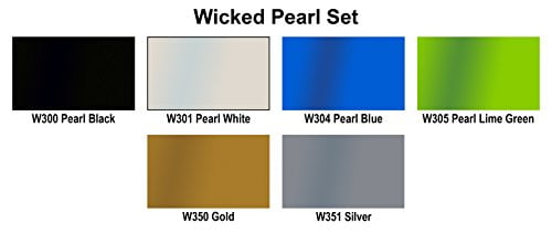 W132 Wicked Colors Essential Pearl Set - 6 x 2oz - Airbrush Paint