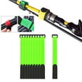 thumbnail image 4 of 10x Fishing Rod Belts Ties Stretchy Rod Straps - Light Green, 4 of 10