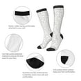 thumbnail image 3 of Rateoe Poodle Dog Pattern Women’s Knee High Crew Socks,Trouser Socks Comfortable, Breathable, Moisture-Wicking and Soft, 3 of 6