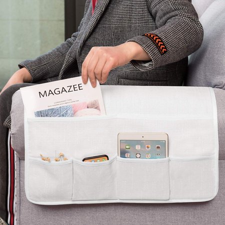 Subrtex Sofa Armrest Couch Arm Chair Caddy Tv Remote Control