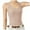 Khaki, variant on Women's Deer Velvet Thermal Vest with Built-in Bra Cup, Soft-Lined & No Bra Needed, Warm Base Layer for Winter,Size:M