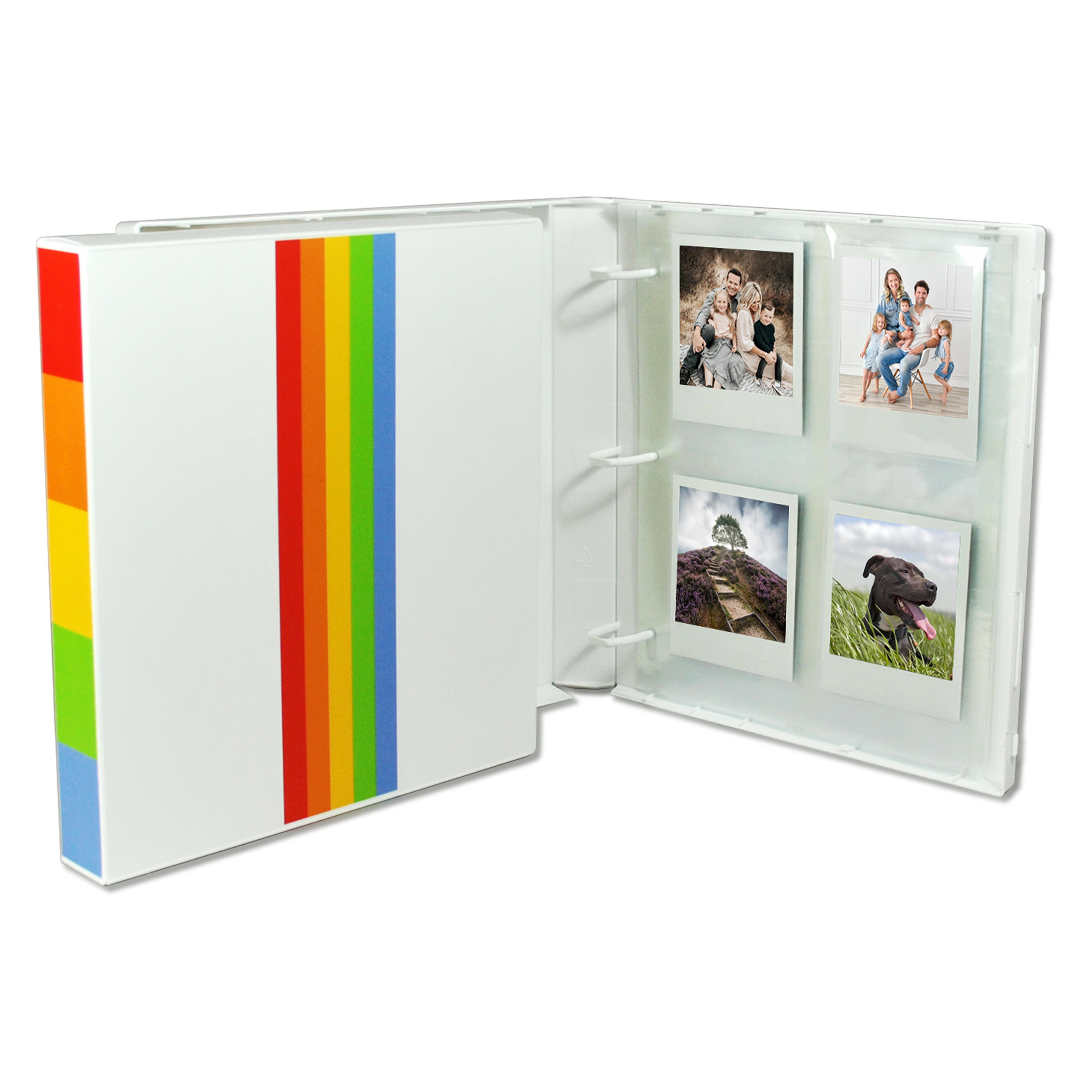 Polaroid Scrapbook Photo Album with Snapshot Theme Cover for 5 x 7.5 cm  Photo Paper Projects (Snap, Zip, Z2300) - Red : : Home