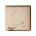 thumbnail image 3 of 5 3/4 inch Oval Eye Hook Bangle Bracelet w/ St. Dominic Savio in Gold-Filled, 3 of 3