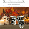 thumbnail image 6 of Skull Coffee Mug,Sparkly Skull Coffee Mug Gothic Tea Cups ,Skull Coffee Cup,Gothic Porcelain Tea Cup With Gold Trim, Skullcoffee Mug Halloween Gifts, Great For Coffee Lovers Unique Gift, 6 of 11