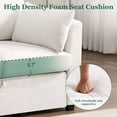 thumbnail image 4 of HOMYEDAMIC Modular Sectional Couch with Storage, Sectional Couch with Reversible Chaise, Sofa Set for Living Room, Apartment,Beige, 4 of 7