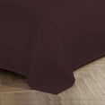thumbnail image 4 of BedDecor 100% Egyptian Cotton 400TC 1Pcs Wine Full Size Flat Sheet Stripe Pattern, 4 of 4