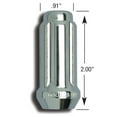 thumbnail image 2 of Gorilla Lug Nut 26108HT Small Diameter Duplex; 14 Millimeter x 2 Thread Size; Conical Seat; Spline Drive Lug; 2 Inch Overall Length; Spine Drive; Requires 6 Spline Tool See Required Parts, 2 of 2