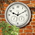 thumbnail image 4 of Westclox 12" Metal Indoor/Outdoor Wall Clock, 4 of 5