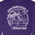 thumbnail image 4 of Inktastic Summer Vacation Mode Anna Maria Island Florida Long Sleeve T-Shirt, 4 of 5