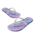 thumbnail image 6 of Psesaysky Mermaid Scale Blue-Purple Flip Flops for Women Girls Lightweight Comfortable Anti-Slip Beach Sandals Size 5-9, 6 of 7