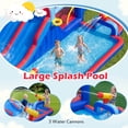 thumbnail image 6 of Costway Giant Inflatable Water Slide Park with Double Slides & 3 Water Cannons With 750W Blower, 6 of 10