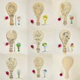 thumbnail image 1 of 8pcs Wooden Paddle Craft for Kids - Unfinished Table Tennis Racket Painting and Coloring Blank Paddle Ball Toy for Creative Art Projects and Family Fu, 1 of 3