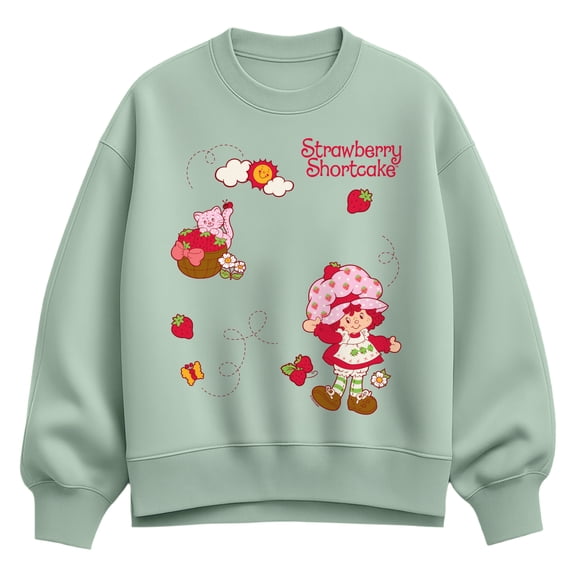 Strawberry Shortcake - Icons - Women's Oversized Fleece Crew Sweatshirt