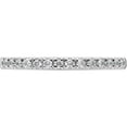 thumbnail image 4 of 14K White Gold Diamond Wedding Band (Size 7) Made In India rm2076b-014-waa, 4 of 5