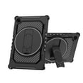thumbnail image 2 of Dteck Case for Samsung Galaxy Tab A8 10.5 inch X200 X205 (2022),Shockproof Rubber Case Heavy Duty Silicone Rugged Kickstand Protective Cover,Black, 2 of 8