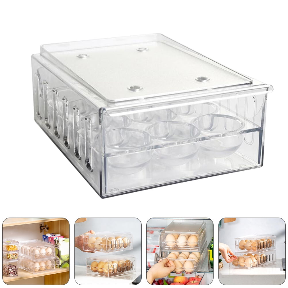 WRISTBIQUE Kitchen Organization Egg Tray 1Pack 8.7x6.8in