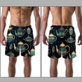 thumbnail image 3 of luoweisi Men's Beach Shorts Quick Dry Swim Trunks with Mesh Lining Vintage Teapot L, 3 of 5