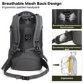 thumbnail image 4 of 50L Hiking Backpack for Men Women, Outdoor Camping Backpacking Backpack, Lightweight Travel Bag, Navy - 8013, 4 of 8