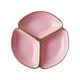 thumbnail image 4 of Plato Dividido Plato Compartimentado Vajilla Cerámica Restaurante Diámetro 22,9cm 3 rosa, 4 of 7